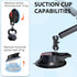 COFRY 4.5" 1/4" Suction Cup Magic Arm Mount KitVersatile Car Mount & Desktop Phone Holder Complete with Thread Phone