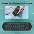 iPazzPort 2.4G T95 X96, Backlit Remote Control with Keyboard for TV Box, Air Mouse Remote for Android TV Box MXQ