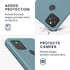 kwmobile Case Compatible with Google Pixel 4a 5G - Slim Protective TPU Silicone Phone Cover, Arctic Night