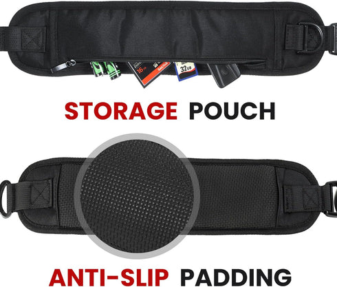 Waka Rapid Camera Neck Strap with Quick Release and Safety Tether, Adjustable Shoulder Sling Strap for Nikon Canon Sony