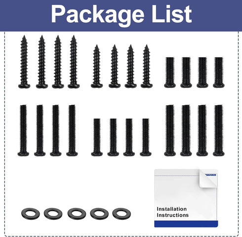 Yaotieci 32" 40" 43" 50" 55" 58" 60" 65" TV Mount Screws for Vizio TV Legs Screws, TV Stand Screw for Vizio TV