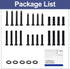 Yaotieci 32" 40" 43" 50" 55" 58" 60" 65" TV Mount Screws for Vizio TV Legs Screws, TV Stand Screw for Vizio TV