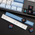 MOLGRIA Keycaps Hello World 134 Set, Custom PBT Cherry Profile Key Caps with Puller for Gateron Kailh MX