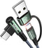 AINOPE 10FT USB C Cable 100W for iPhone 15, Fast Charging, Right Angle QC5.0, MacBook, iPad, Samsung S24.
