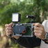 FANAUE SSD Mount Bracket with Cold Shoe Cable Clamp, 1.5"-2.1" for Samsung T5 T7 SSD, Compatible with BMPCC Camera Cage