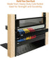 3U Vertical Server Rack Rail Pair Kit, DIY Rack Rails Kit, 12-24 Screws x48 Included to Mount Equipment 2U-20U