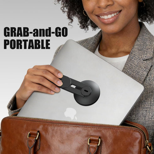 MAGDIGITEH 15W 17/16/15/14/13/12 Laptop Phone Holder, Magnetic Phone Stand Fast Wireless Charger for MagSafe for iPhone