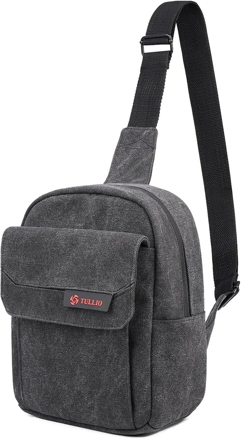 TULLIO Small Camera Bag, Lightweight Camera Sling Bag Waterproof DSLR/Mirrorless Crossbody Case