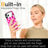 SOKAD 17 Checkered Phone Case for iPhone Pro Max with Finger Strap Kickstand, Cute Grids Plaid Checkerboard Pattern