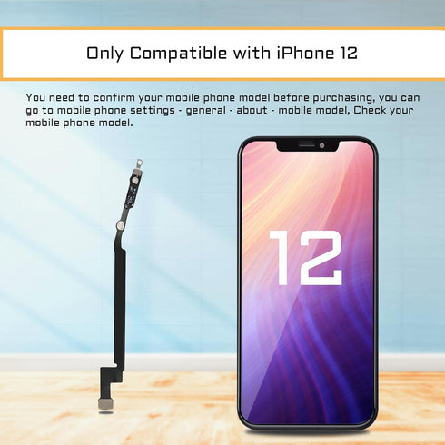 Bluetooth Antenna Flex Cable Replacement for iPhone 12 - iPhone12 Wireless Connection Antenna Part with Fix Tool, A2172