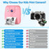 PROGRACE Kids Instant Print Camera, 1080P HD Photos & Videos, Perfect Birthday Gift for Boys & Girls Age 3-12 with 32GB