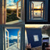 Generic 2pcs Creatives Window Photograph Props - Portable Creatives Window Frame Photography Props, Travel Photos