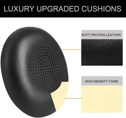 Replacement Earpads for Jabra Evolve2 65 (65MS 65UC USB)/Evolve2 40 (40UC 40MS USB)/Elite 45h Headphone Ear Pads with