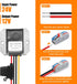 MZHOU 12V 10A IP67 120W Waterproof Power Supply - Certified Transformer - Overload/Short-Circuit Protection - Perfect