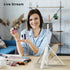 ATUMTEK 51" Selfie Stick Tripod, Extendable Phone Tripod Stand with Bluetooth Remote, 360° Rotation for iPhone Android
