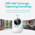 TUGARD Camera,2.4G 355View 100vertical,Motion Vision,2-Way Talk,Cloud/SD,6 Indoor Security WiFi Cameras for Home