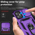 SunStory iPhone 11 Case (Purple) - Military-Grade, HD Screen Protector, Slide Camera Cover & Kickstand.