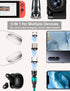 Magnetic Charging Cable, 4Pack (3.3ft/3.3ft/6.6ft/6.6ft) 360°&180° Rotating USB C Charging Cable with LED