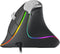 Nulea M504 Wired Vertical Mouse, USB Ergonomic Optical Mouse with 4 Adjustable DPI, Grey