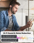 Bluetooth Headset - V5.0 Wireless Handsfree Earpiece with Dual Mic Noise Cancelling, 16Hrs HD Talktime