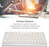 ASHATA German & English Bilingual Language Keyboard, 2.4G Cordless Keyboard for Desktop, Laptop, Tablet, Plug and Play