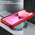 for iPhone 13 Mini Case, Military Grade 3 in 1 Heavy Duty Shockproof Case with 2Pcs Tempered Glass Screen Protector