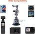 IMT 3" Camera Car Suction Cup Mount with Quick Release Pump, 1/4" & 3/8" Screws, Vehicle Camera Mount Compatible with