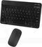 Bluetooth Wireless Keyboard and Mouse Combo, Ultra-Slim Ergonomic Rechargeable Set for Apple iPad, iPhone, Android