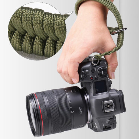 Tsophreniq Quick Release Camera Hand Strap Adjustable Nylon Paracord Braid Hand Slings for Dslr Mirrorless Camera