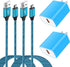 18W QC3.0 Fast Wall Charger Plug for Android Phone Fast Charging for Fire Tablet, Kindle, Samsung Galaxy J3 J5 J7 J8, 2