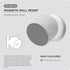 2nd 2-Pack TUSITA Magnetic Wall Mounts Compatible with Google Nest Cam Outdoor or Indoor Generation Cameras
