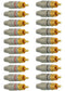 EEEKit 20Pack RCA Male Plug Solder, Gold Audio Video Adapter Connector for Home Theater Audio Video Receiver