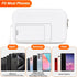 Silicone Bogg Bag Accessories Set with 2PCS Charms, Waterproof Phone Holder for Large iPhone 13/14/15 Pro Max