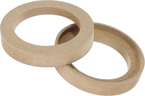 Unifizz 2Pcs Universal Car Speaker Spacer Ring Adaptor Brackets, 77mm ID Mounting Bezel Plate for 3-Inch Speakers