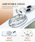 GVIEWIN 17/16/15/14/13/12 Magnetic Phone Ring Holder, Compatible with MagSafe Phone Grip with Adjustable Stand, Magnet