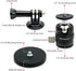 PROfezzion Magnetic Mount Base Stand Kit with Deluxe Ball Head for GoPro Hero, DJI Osmo, AKASO, Insta360 Action Cameras