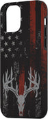 iPhone 12 mini Case American Flag Whitetail Deer Buck Hunting USA FLAG Hunter