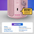 MIATONE Portable Bluetooth Speaker, 36W Stereo Sound, Bass Boost, Bluetooth 5.3, TWS Pairing, Pink