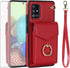 Asuwish Wallet Case for Samsung Galaxy A71 5G with Tempered Glass Screen Protector, RFID Blocking, Ring Stand, Credit