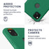 kwmobile Slim TPU Case for Google Pixel 4a, Protective Silicone Phone Cover - Pixie Green
