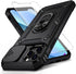 for iPhone 11 Pro Case, HD Camera Lens Cover, 10 FT Military Grade Drop Protection, Magnetic Ring Holder, Black