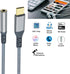 USB-C to 3.5mm Audio Adapter, Braided Dongle for Samsung Galaxy S22, S21, S20, Pixel 7, Android Phones, Laptops.