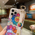 iPhone 13 Pro Max Case, Cute Glitter Bling Kickstand with Wrist Strap, Soft TPU Shockproof Cover for Girls