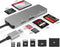 USB3.0 XD Card Reader, 6 in 1 High Speed TF/SD/MS/M2/XD/CF Memory Card Adapter, Compatible with Windows & Mac