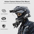 PULUZ Motorcycle Helmet Chin Clamp Mount for GoPro, 360° Adjustable Ball Head Quick Release Chin Clip