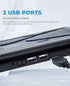 havit HV-F2056 Laptop Cooler Cooling Pad, Slim Portable USB Powered, Black/Blue
