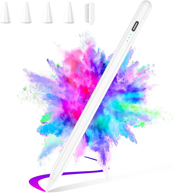 Stylus Pen for iPad with Palm Rejection - Pencil for iPad 10th/9th/8th/7th/6th Gen, iPad Pro, iPad Air, iPad Mini