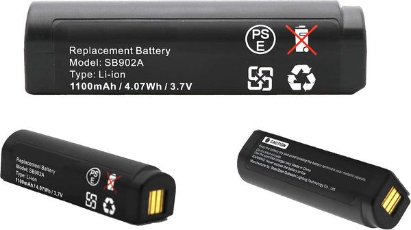 SB902 Replacement Battery for SHURE GLXD1 GLXD2 Digital Wireless Systems Speaker, 3.7V