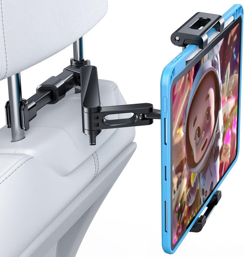AHK Car Headrest Mount Holder for iPad Pro/Air/Mini, Tablets, Nintendo Switch, 360 Rotation