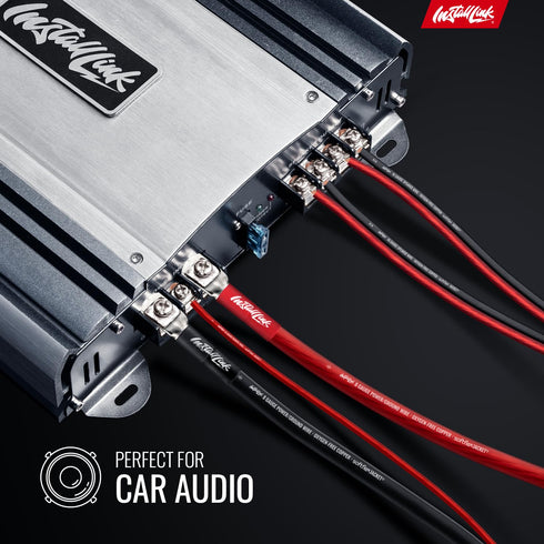 16 Gauge Pure Copper Speaker Wire (OFC) by Install Link, 30 Feet, for Car or Home Theater